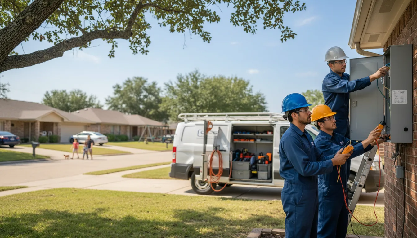 Certified electrician providing emergency electrical services in Russell, KS